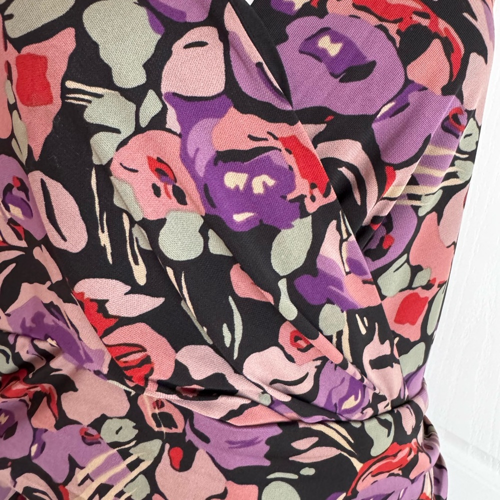 Ralph Lauren Multicolored Sleeveless V-Neck Dress - Picture 3 of 4